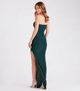 Unforgetable Moments Strapless Maxi Dress
